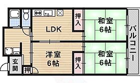 大阪府茨木市水尾３丁目（賃貸マンション3DK・2階・56.00㎡） その2