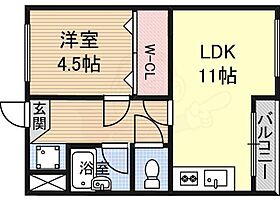 大阪府茨木市下穂積２丁目1番18号（賃貸マンション1LDK・2階・38.00㎡） その2