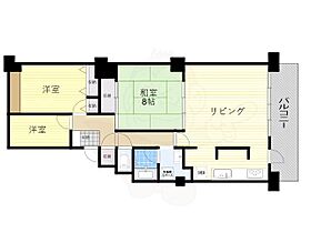 大阪府茨木市藤の里１丁目8番（賃貸マンション3LDK・10階・76.33㎡） その2