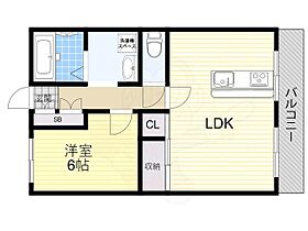 大阪府茨木市沢良宜西１丁目（賃貸マンション1LDK・6階・42.12㎡） その2