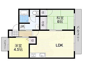 大阪府箕面市小野原東３丁目（賃貸アパート2LDK・2階・54.80㎡） その2