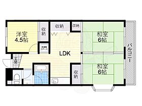 大阪府摂津市正雀１丁目（賃貸マンション3LDK・2階・58.00㎡） その2