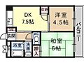 もりかずマンション南茨木7階6.0万円