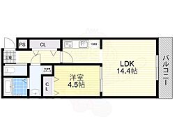 ノワ・ド・ココ 1LDKの間取図画像