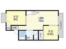 若園ハイツ 2階