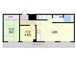 コンプリーション2 2LDKの間取図画像