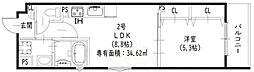 ピレーネ一津屋 2階