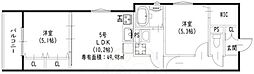 ピレーネ一津屋 2LDKの間取図画像