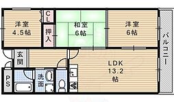 シンフォニア星見 3LDKの間取図画像