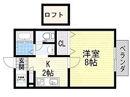 ネオメゾン小山A棟 2階/-