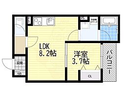 仮)フォレ下穂積2丁目 1LDKの間取図画像