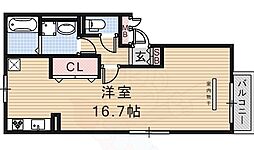 アメニティー・ベフ ワンルームの間取図画像