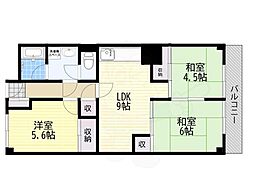 日興総持寺スカイマンション 3LDKの間取図画像