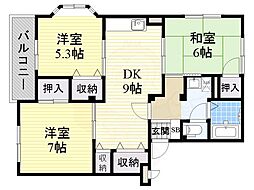 第2パールハイツ 2階/-