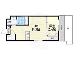 リアコート千里丘1 SOUTH 1階/-