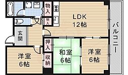 ピアドミール 3LDKの間取図画像