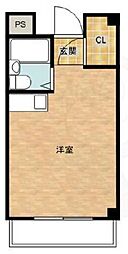 アークハイツ ワンルームの間取図画像
