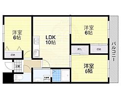 ヴェルドミール 3LDKの間取図画像
