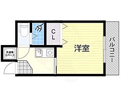 ナンノAsix 1Kの間取図画像