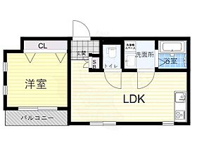 Misty Garden 102 ｜ 兵庫県西宮市青木町12番2号（賃貸アパート1LDK・1階・35.25㎡） その2