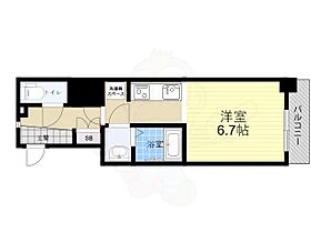 デルファーレ西宮  ｜ 兵庫県西宮市六湛寺町9番25号（賃貸マンション1K・4階・24.94㎡） その2