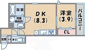 ＣＬ2  ｜ 兵庫県西宮市花園町（賃貸アパート1LDK・3階・32.67㎡） その2