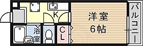 サンミッシェル  ｜ 兵庫県西宮市広田町11番18号（賃貸アパート1K・2階・19.80㎡） その2