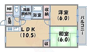 スカイコート 103 ｜ 兵庫県西宮市津門西口町11番17号（賃貸マンション2LDK・1階・50.00㎡） その2