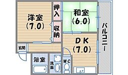 間取図画像 2DK