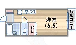 プリマベーラ春・壱番館 ワンルームの間取図画像