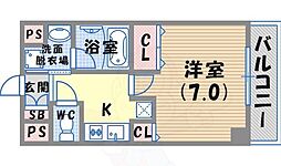間取図画像 1K