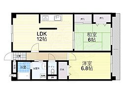 エクセレントスプリング 2LDKの間取図画像