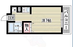 サニーテラスハイネ 1Kの間取図画像