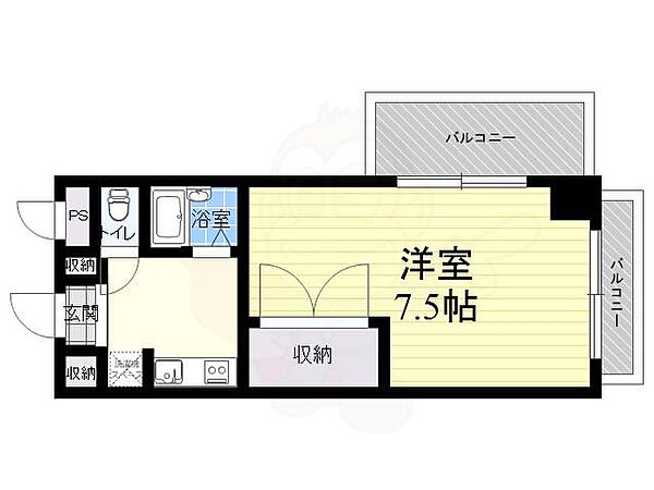 マンション23 ｜兵庫県西宮市田代町(賃貸マンション1K・2階・24.50㎡)の写真 その2