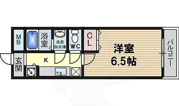 大阪府堺市北区百舌鳥梅町３丁(賃貸マンション1K・2階・24.00㎡)の写真 その2