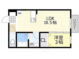 アネックス大仙  ｜ 大阪府堺市堺区一条通（賃貸アパート1LDK・2階・33.61㎡） その2