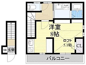 あんしん鶴田町08-4003  ｜ 大阪府堺市西区鶴田町4番6号（賃貸アパート1R・2階・28.87㎡） その2