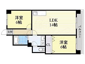 大阪府堺市堺区向陵中町３丁6番16号（賃貸マンション2LDK・2階・52.56㎡） その2