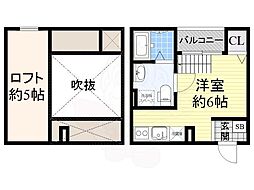 さくらハウス ワンルームの間取図画像