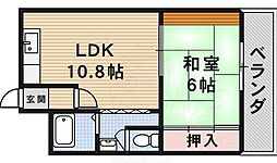西ハイツ 2階/-