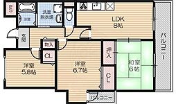 ベルメゾン堺 2階