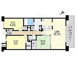 なかもずアイランズ 3LDKの間取図画像