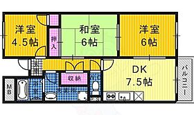 シークハウス 201 ｜ 大阪府堺市北区百舌鳥本町２丁（賃貸マンション3DK・1階・58.00㎡） その2