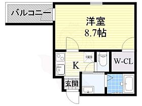 大阪府堺市西区鳳中町９丁（賃貸アパート1K・3階・27.67㎡） その2