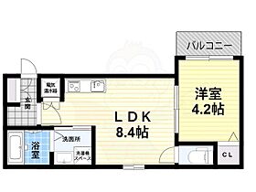 大阪府堺市西区津久野町２丁（賃貸アパート1LDK・2階・29.96㎡） その2