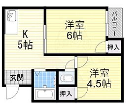 プレアール材木町  ｜ 大阪府堺市堺区材木町西１丁1番11号（賃貸マンション2K・地下1階・32.88㎡） その2