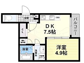 大阪府堺市堺区桜之町東１丁（賃貸アパート1DK・2階・30.59㎡） その2