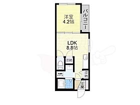 F asecia themis  ｜ 大阪府堺市西区浜寺石津町中１丁（賃貸アパート1LDK・1階・30.84㎡） その2