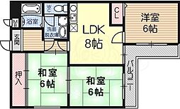 キングスコート 2階/202