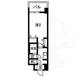 間取図画像 1K